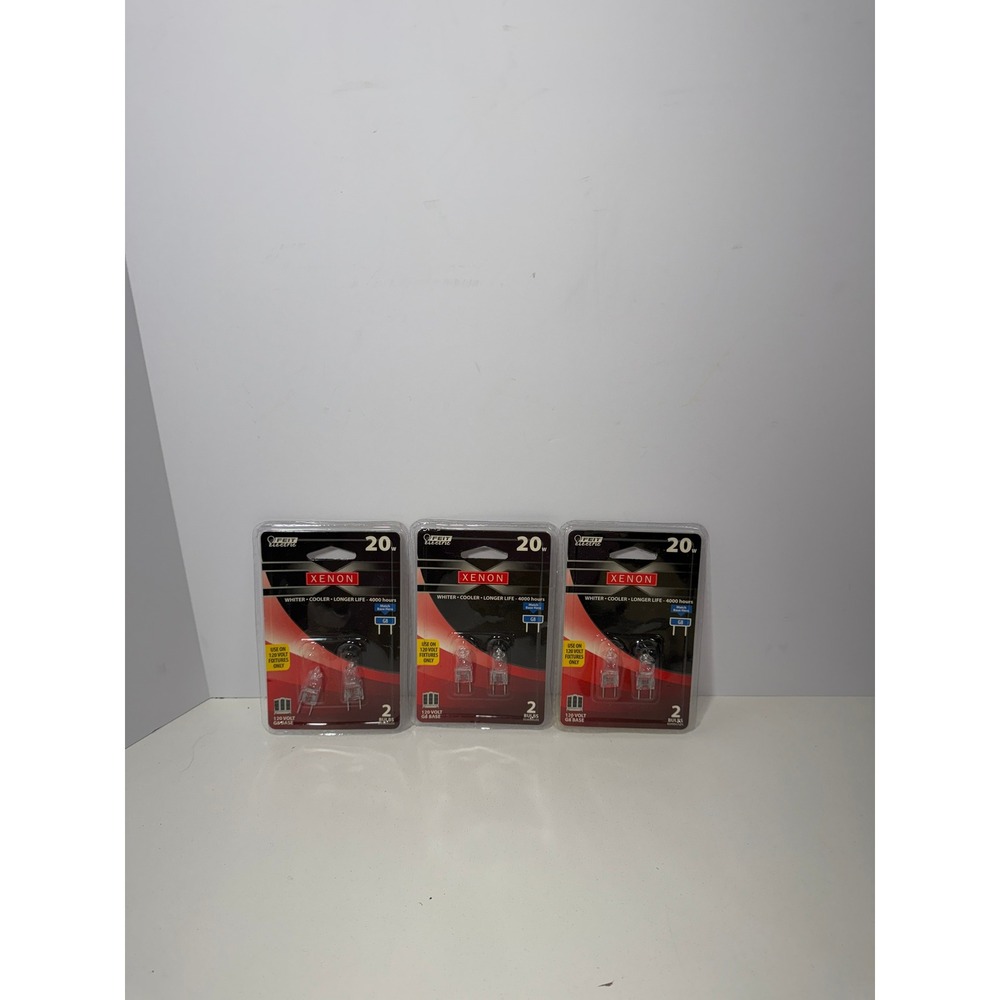 Feit Electric 20W Xenon G8 Base 120V Halogen Bulbs 3 Pack of 2 BPXN20/G8/2 Tot 6